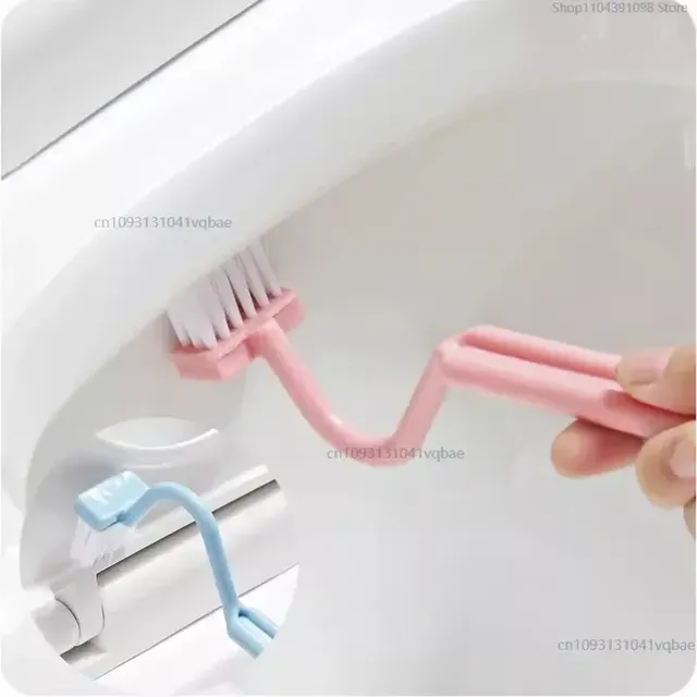 Brosse toilette portable pliable manche longue incurvée… – vue 2