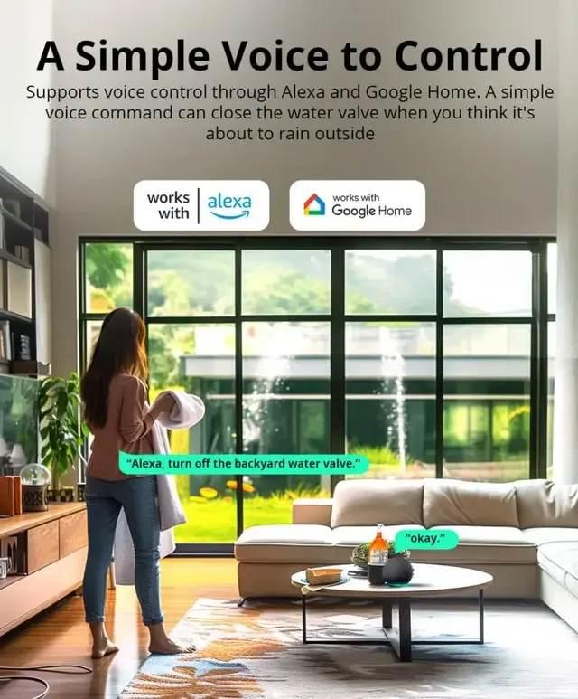SONOFF SWV vanne d'eau Zigbee robinet contrôleur… – vue 4