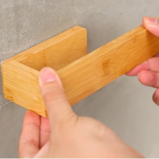 Porte-serviettes en bois Non perforé – vue 6