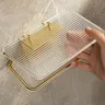 Porte-papier hygiénique doré de luxe avec étagère – vue 5