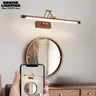 À la mode rétro salle de bain miroir phare commode… – vue 6