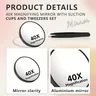 Mini miroir grossissant 50X – vue 2