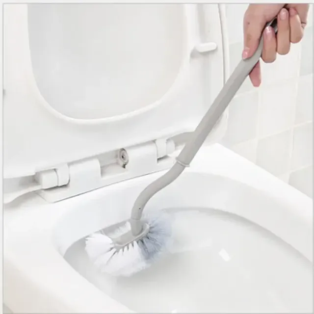 Brosse de toilette incurvée en plastique à Long manche – vue 5