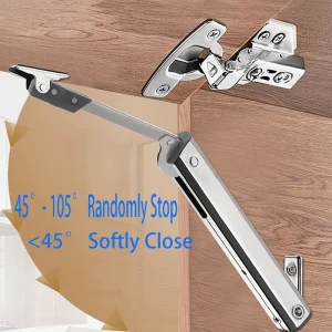Charnière d’armoire hydraulique robuste, arrêt aléatoire, fermeture douce, charnières de cuisine, Support de porte réglable, quincaillerie de porte Charnière d’armoire hydraulique robuste, arrêt aléatoire, fermeture douce, charnières de cuisine, Support de porte réglable, quincaillerie de porte