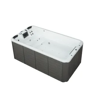 Baignoire spa nage rectangulaire grande taille quatre places acrylique…