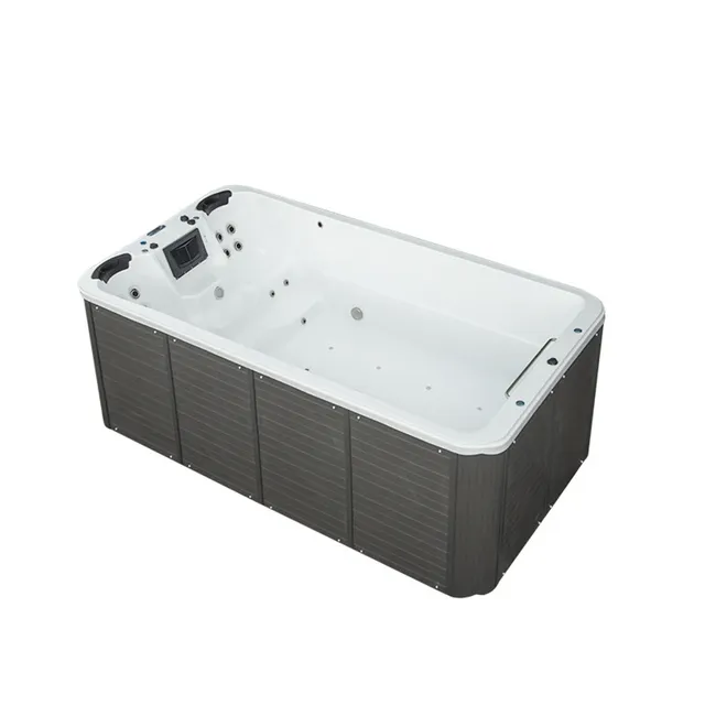 Baignoire spa nage rectangulaire grande taille quatre…