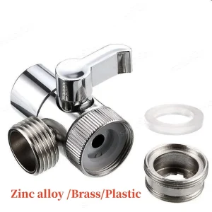 Adaptateur de commutateur de robinet, séparateur d&rsquo;évier de cuisine, Valve de dérivation, connecteur de pulvérisateur de robinet d&rsquo;eau, toilettes, Bidet, douche, accessoires de salle de bains