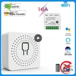 TASMOTA préflashé mini module relais interrupteur domotique trois voies 16A wifi compact blanc ventilé bornes vis compatible assistants vocaux