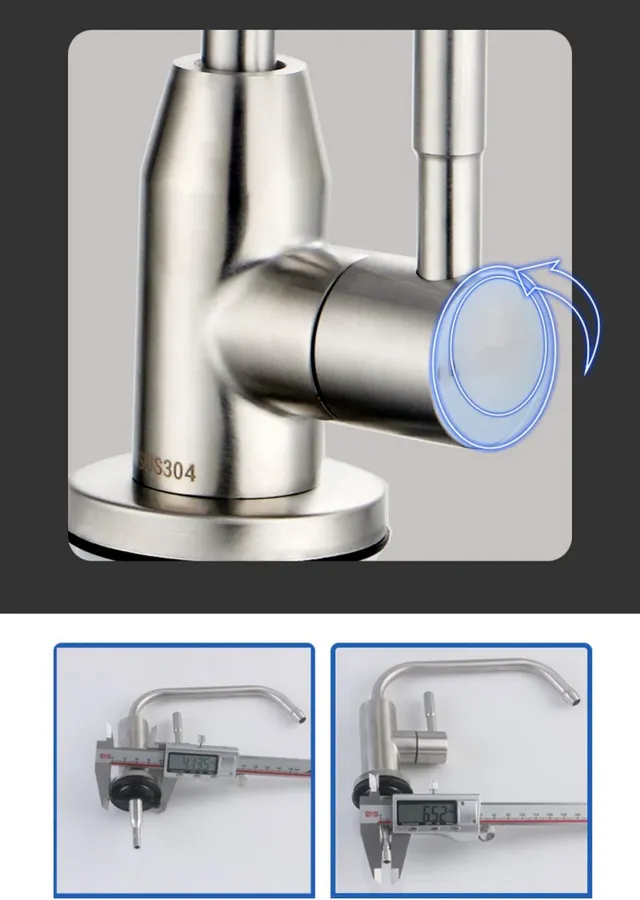 Purificateur d'eau de cuisine en acier inoxydable – vue 6