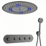Pommeau de douche encastré thermostatique – vue 1