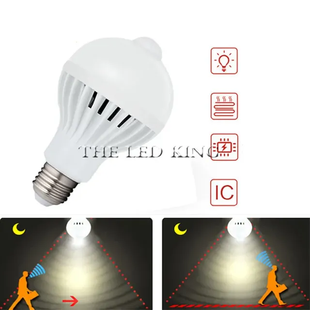 Lampe LED avec capteur de son intelligent/de mouvement PIR – vue 5