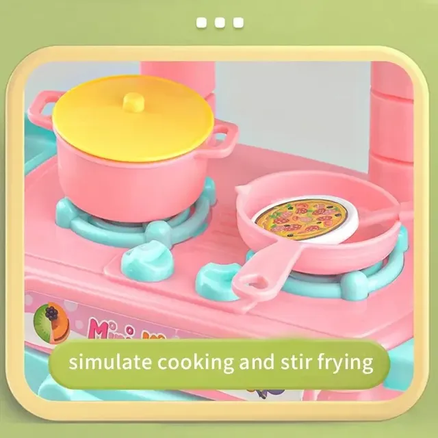 Mini ensemble de jeu de comptoir de cuisine pour enfants – vue 2