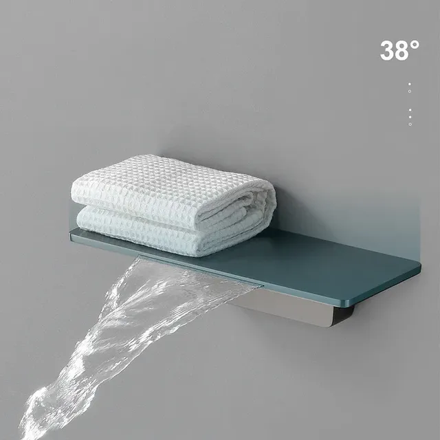 Ensemble douche or brossé thermostatique mural encastré… – vue 5