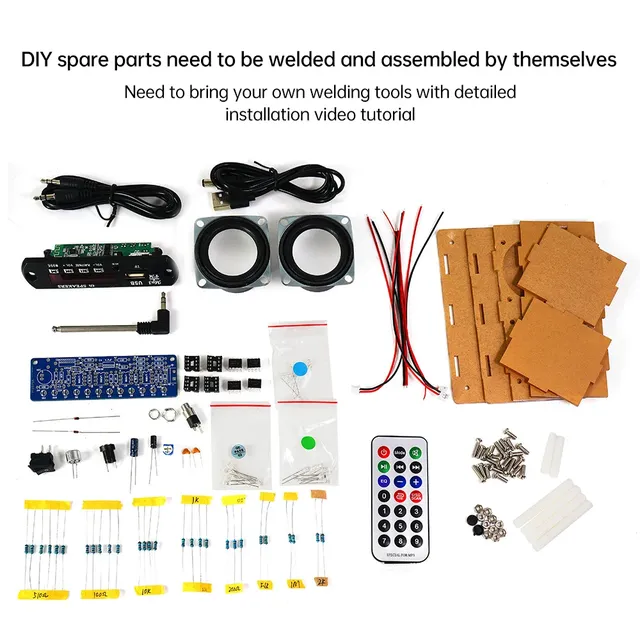 BRICOLAGE Bluetooth Haut-Parleur Kit avec FM Radio… – vue 6