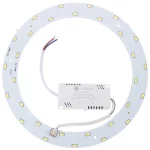 Ampoule intelligente de Cieling de 15 W, lumières circulaires LED pour panneau de pièce, cercle magnétique de plafond moderne