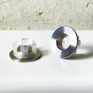 Couvercles de trop-plein d’évier en acier inoxydable, rond de remplacement pour lavabo, bouchon d’anneau de trop-plein, couvercle de trou d’évier, fournitures de cuisine et de salle de bains Couvercles de trop-plein d’évier en acier inoxydable, rond de remplacement pour lavabo, bouchon d’anneau de trop-plein, couvercle de trou d’évier, fournitures de cuisine et de salle de bains