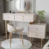 Lumière LED miroir coiffeuse chambre moderne luxe blanc… – vue 1