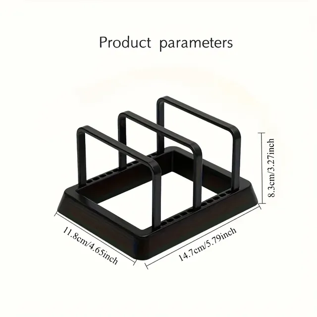 Support organisateur de cuisine 3 en 1: plateau de… – vue 4