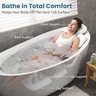 Oreiller de baignoire avec soutien lombaire et tête – vue 3