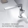 Mitigeur Lavabo Monotrou Laiton Cascade Bec Plat… – vue 3