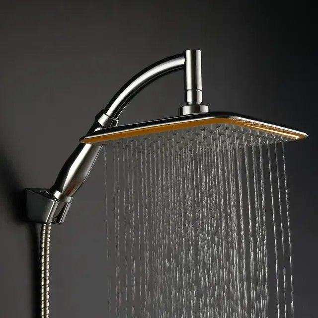 Pommeau douche effet pluie grand diamètre 21cm chrome… – vue 3