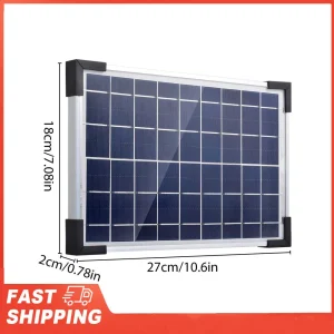 Système d&rsquo;irrigation goutte-à-goutte solaire automatique, Kit d&rsquo;irrigation goutte-à-goutte à énergie solaire, batterie 2200mAh intégrée prenant en charge 30 Pots, 7 Modes de minuterie