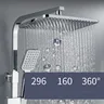 Colonne douche thermostatique chromée carrée grand… – vue 4