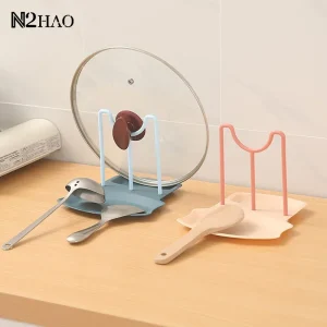 Organisateur de cuisine spatule Pot couvercle support étagère en plastique cuillère repos ustensile multi-fonction étagère à vaisselle organisateur cuisine outils de cuisine