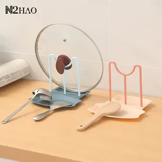 Organisateur de cuisine spatule Pot couvercle support étagère en…