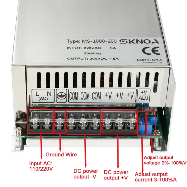 Alimentation réglable 500W 600W 1000W 1500W – vue 3