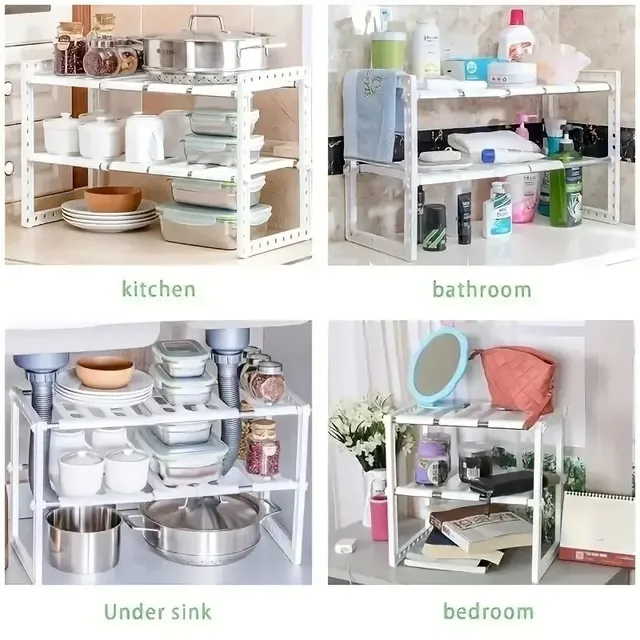 Organisateur évier armoire cuisine rangement modulable… – vue 3