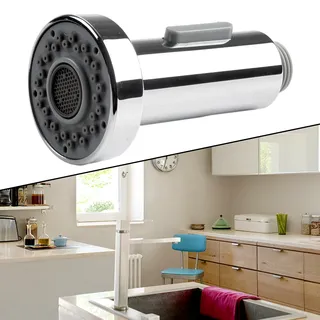 Buse extractible pour robinet de cuisine ABS chromé/brossé/noir mat
