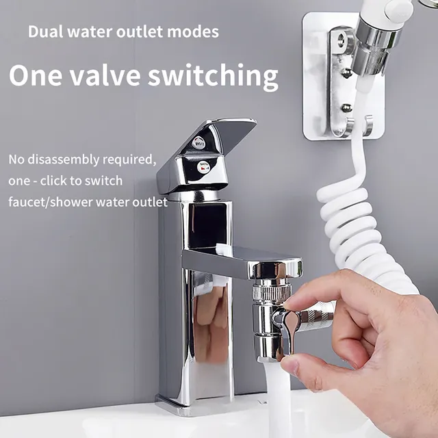 Déviateur de robinet double mode – vue 3