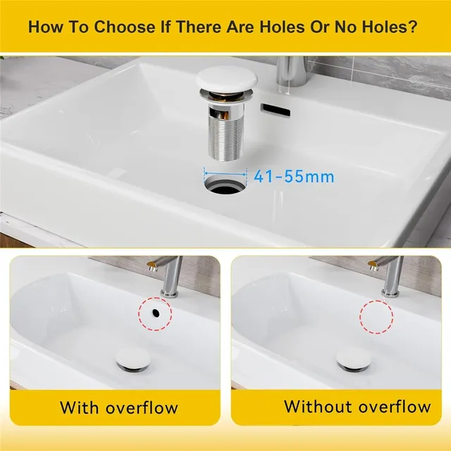 Bouchon pour canalisation en céramique pour évier de… – vue 4