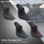 Siège conducteur et passager avec dossier pour moto, deux places, avant et arrière, coussin pour Harley, Softail, Low Rider, ST, FXLR, FLSB, S 2018-Up