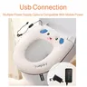 Housse siège chauffante USB lavable velours clair… – vue 2