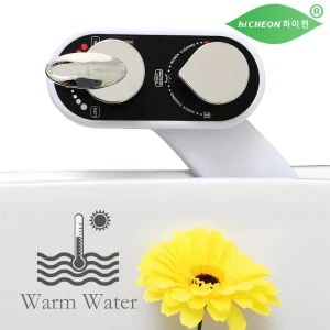 Bidet pour siège de toilette, accessoire de Bidet, pulvérisateur d&rsquo;eau chaude et froide, Non électrique, WC musulman Shattaf, nettoyage à double buse japonais