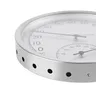 Thermomètre hygromètre analogique mural inoxydable 127mm… – vue 2