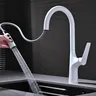 Robinet extractible de cuisine gris pistolet tout en… – vue 5
