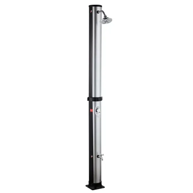 Pour colonne de douche solaire extérieure noire argentée – vue 5