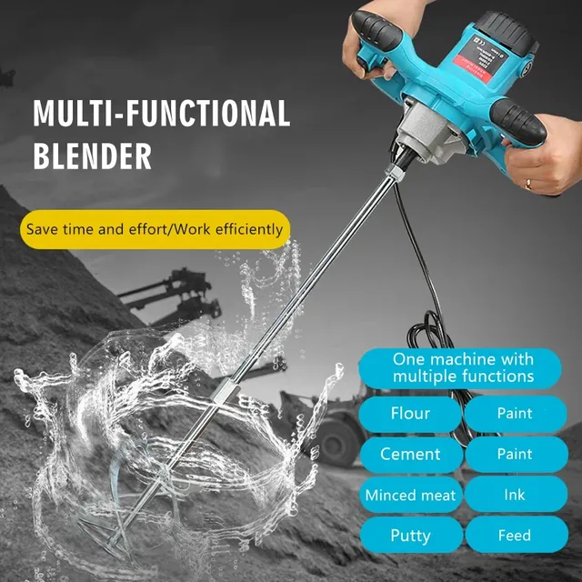 Mélangeur peinture portatif électrique 220V 780W… – vue 3