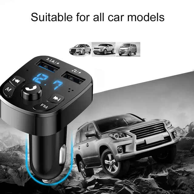 Chargeur de voiture transmetteur FM – vue 3
