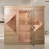 Sauna vapeur domestique extérieur panneau commande sans… – vue 5
