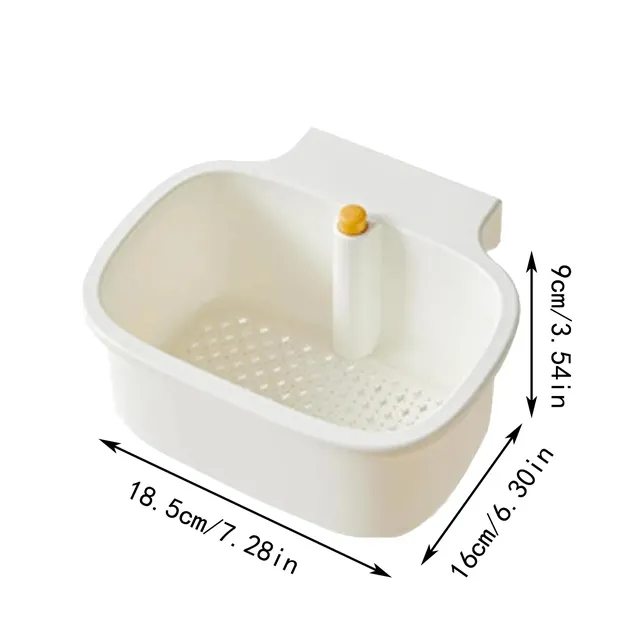 Panier de vidange de cuisine de forme carrée – vue 2