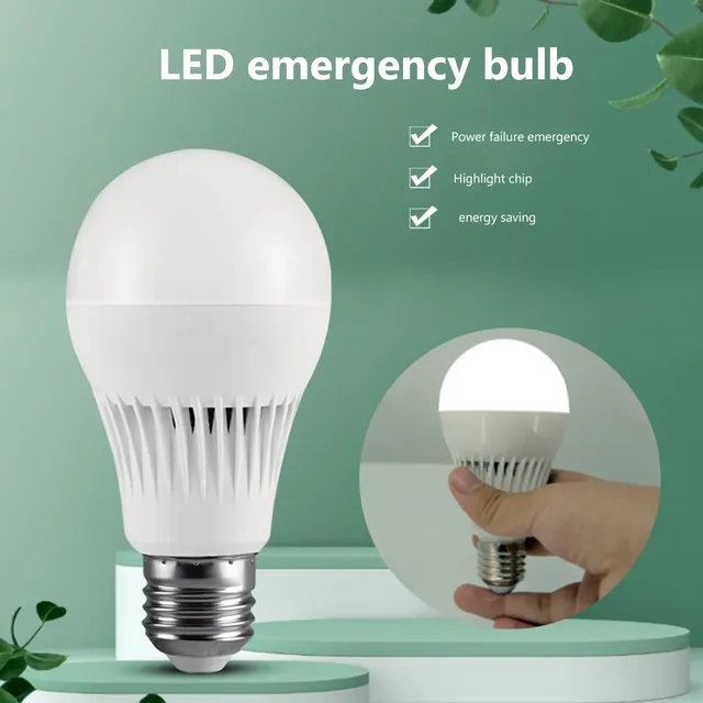 Ampoule secours rechargeable E27 LED économie énergie… – vue 4