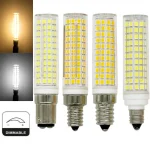 Ampoules de maïs LED à intensité variable, Mini BA15D, E11, E12, E14, Lampes en céramique, Lampes halogènes, Blanc froid et chaud, 136 V, Remplacer 220 W, 8W, 150