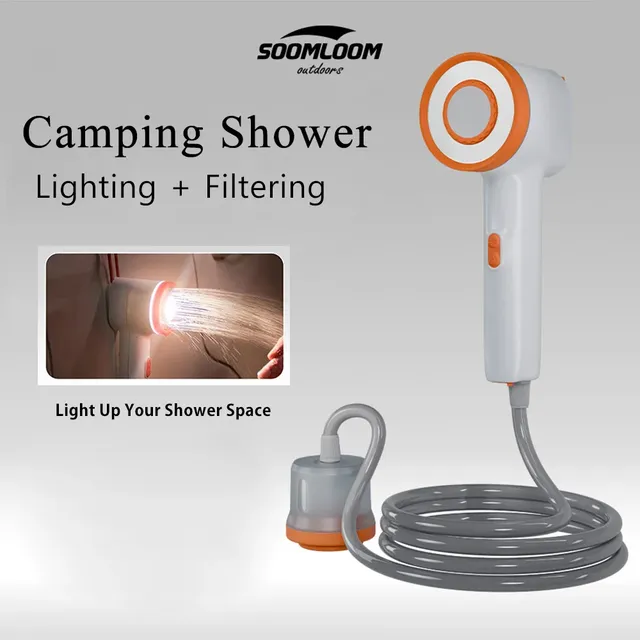 Douche de camping Soomloom avec pompe intégrée