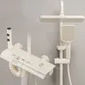 Système de douche cascade blanc lait pour…