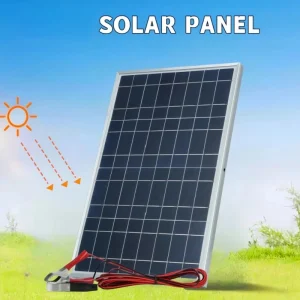 Panneau solaire 12V, cellule solaire Portable, Kit solaire Rechargeable pour l&rsquo;extérieur, générateur solaire domestique, chargeur solaire, alimentation RV