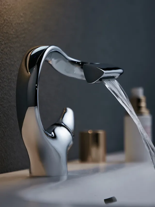 Mitigeur cascade vasque monocommande monotrou laiton… – vue 6